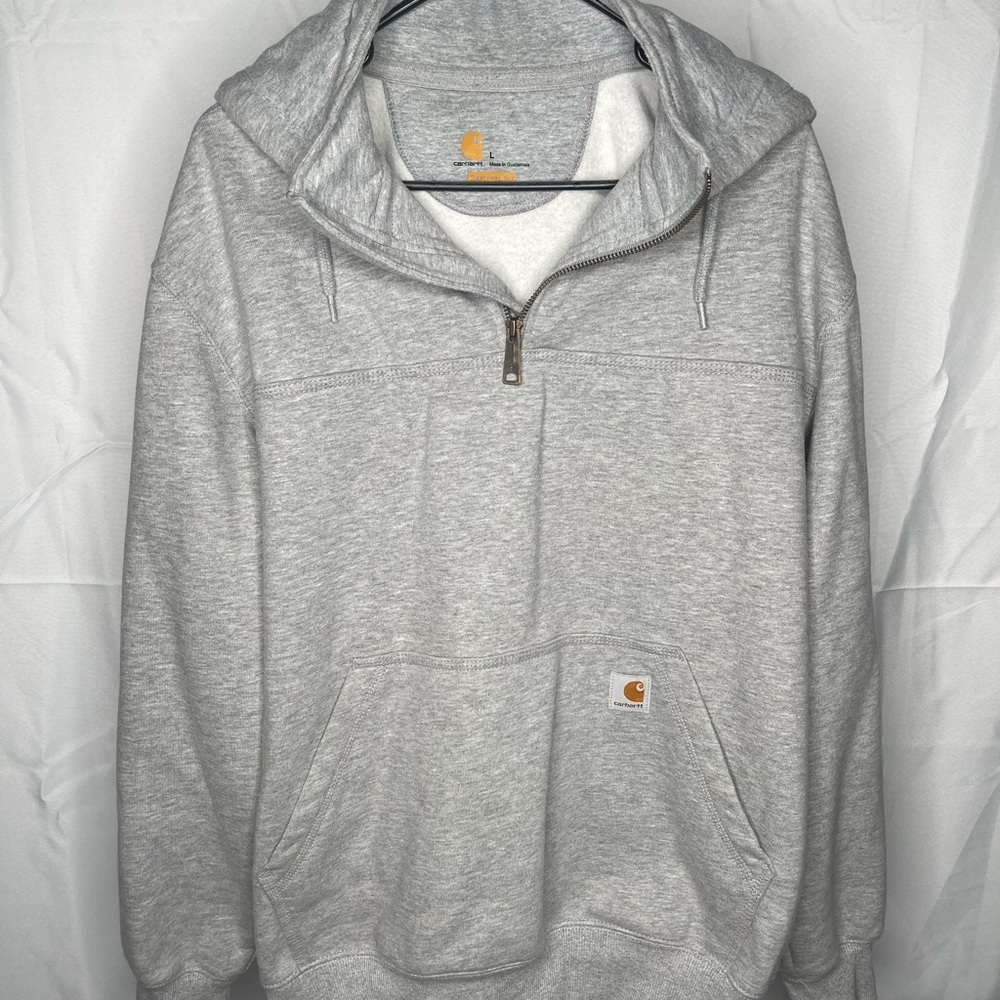 Carhartt Mens Large Original Fit Quarter-Zip Sweatshirt